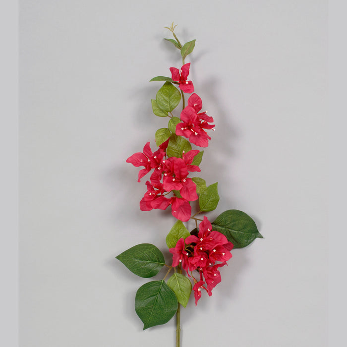 33"L Polyester Bouganvillea Spray Fuchsia