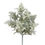Flocked Pe Dusty Miller Bush