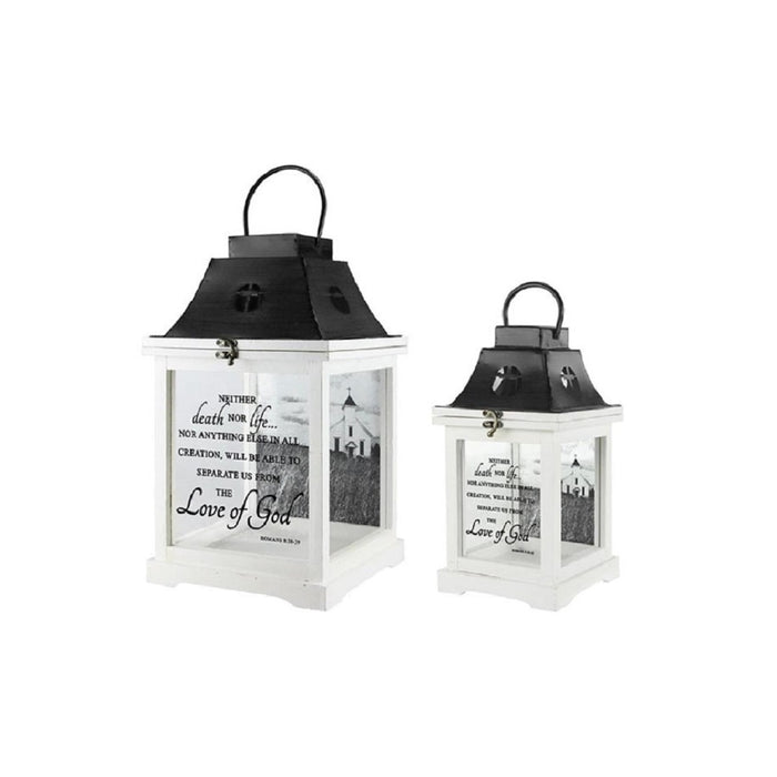 Lantern, "Neither Death Nor Life..." Set of Two