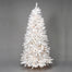 9 Ft Vinyl Pre-Lit White Crystal Tree