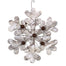 Birch Snowflake w/Bells Ornament