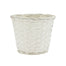 6 in White Bamboo Basket