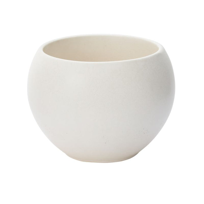 10.5 in Mayu Pot - White