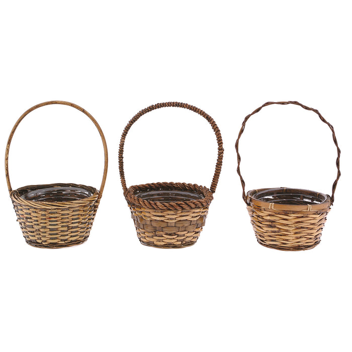 8 in Assorted Weave Baskets