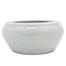 10" Floral Fish Bowl - White