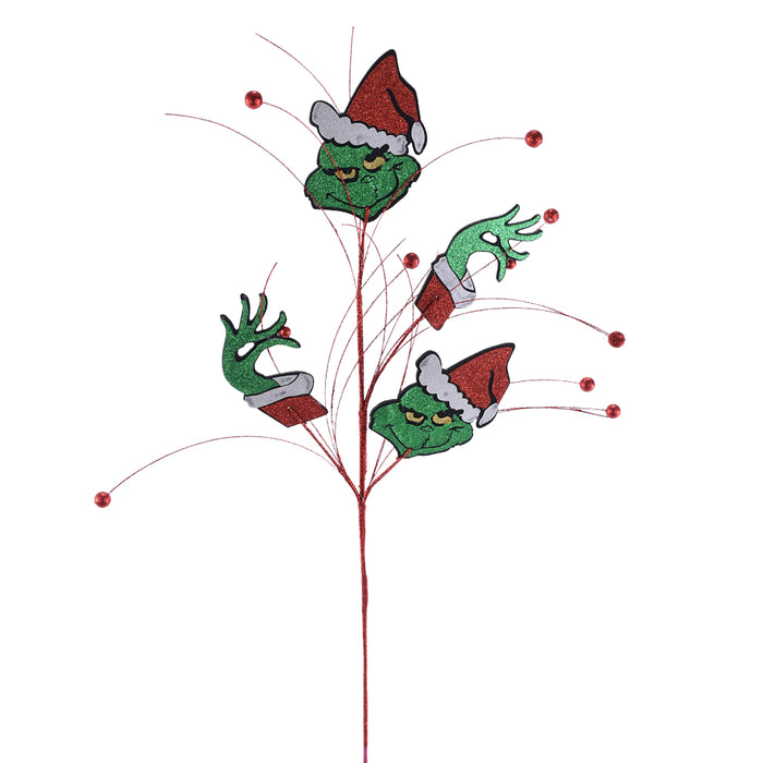 Glitter Grinch Spray - Red/Green
