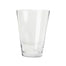 Clear Glass Tapered Vase