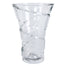 9.75" Crystal Clear Glass Vase