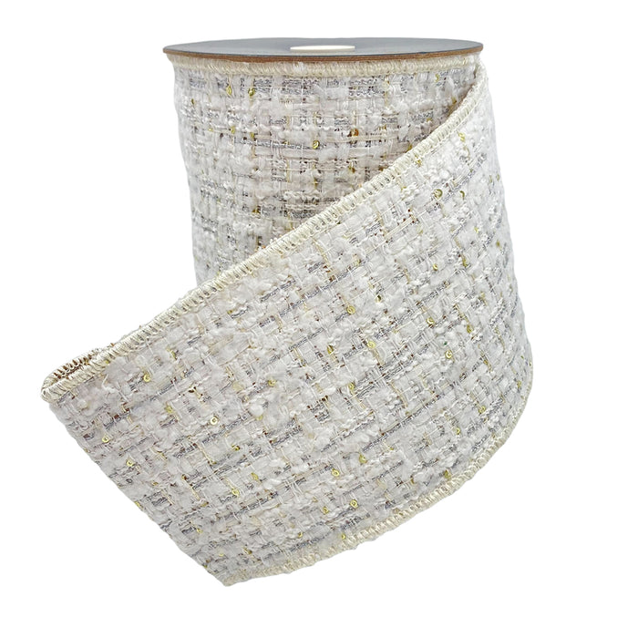 Tweed Ribbon - Natural