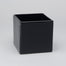 4 1/2" Ceramic Cube - Black