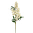 24" Berry Spray w/Leaves - White