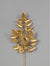 Metallic Leaves Spray w/Glitter - Gold