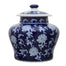 11.5" Scroll Temple Jar - Blue