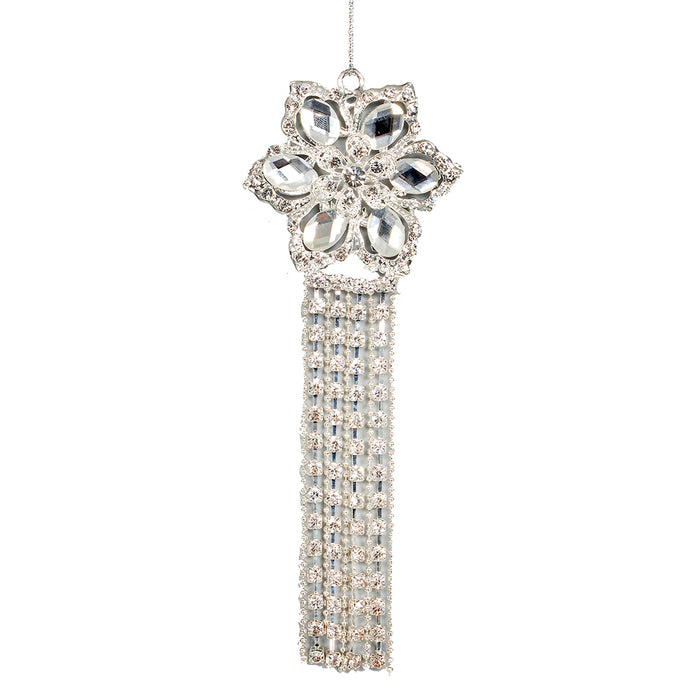 Flower Jewelry Ornament w/Tassel