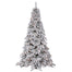7.5 ft Aleutian Flocked Pre-Lit Tree