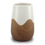 Round Pot w/Bottom Wood Wave