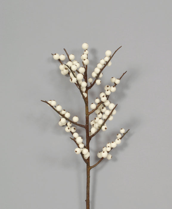 Ilex Berry Spray - White