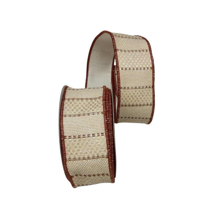 2.5 in Jute Lining Ribbon - Natural