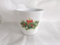 6" Plastic Xmas Pot w/Holiday Greetings