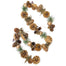 5' Glitter Pine Cone/Mixed Dried Material Garland - Brown/Gold