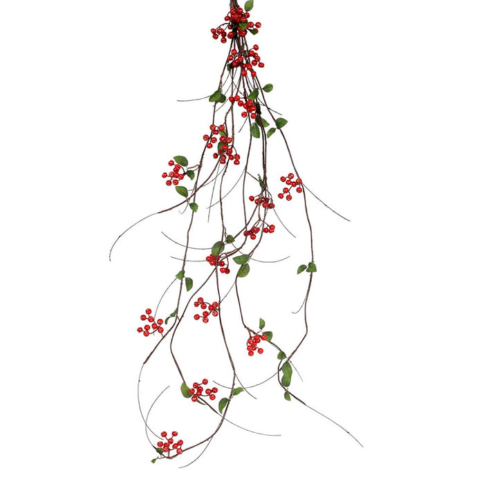 60 in Red Berry Vine Garland Red