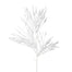 Iced Long Needle Spray - White