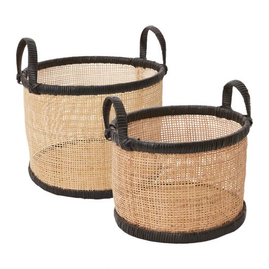 13.75" Maple Basket w/Black Rim - Large