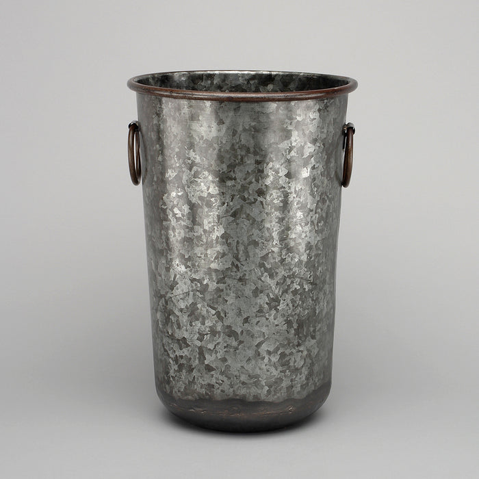 Metal Watertight Flower Bucket w/Ring Handles