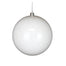 200 mm Plastic Ball Ornament - Shiny White