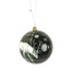 120 Mm Deer Tartan Ball Ornament - Green/Multicolor