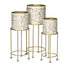 Acanthus Stand - Gold/White