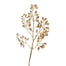 Gold Glittered Leaf Pick
