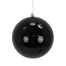 200 Mm Seamless Plastic Ball Ornament - Black