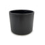 5" Dolomite Cylinder Pot - Matte Black