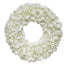 20" Dried Hydrangea Wreath - White