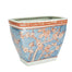 10" Plum Blossom Cache Pot - Grey/Blue