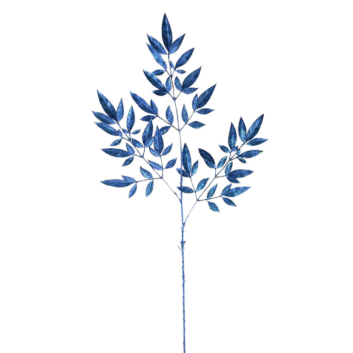 32" Nandina Glitter Stem - Blue