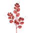 30" Glitter Eucalyptus Spray - Red