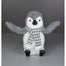12.25 in Penguin w/Scarf - Grey/White