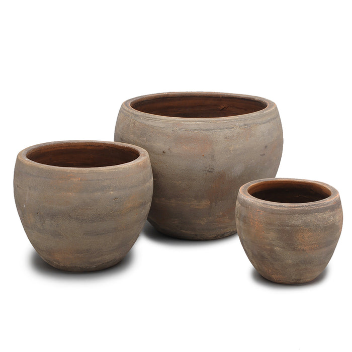 Round Pot - Weathered Terracotta