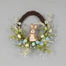 18" Bunny w/Egg Spring Wreath