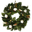 24" Magnolia Bud Wreath - White