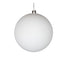 250 mm Plastic Ball Ornament - Matte White