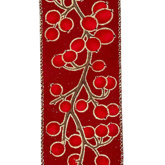 2.5 in Berry Ribbon - Red