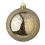 Antique Plastic Ball Ornament - Shiny Champagne Gold