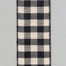 Plaid Ribbon - Black/Cream