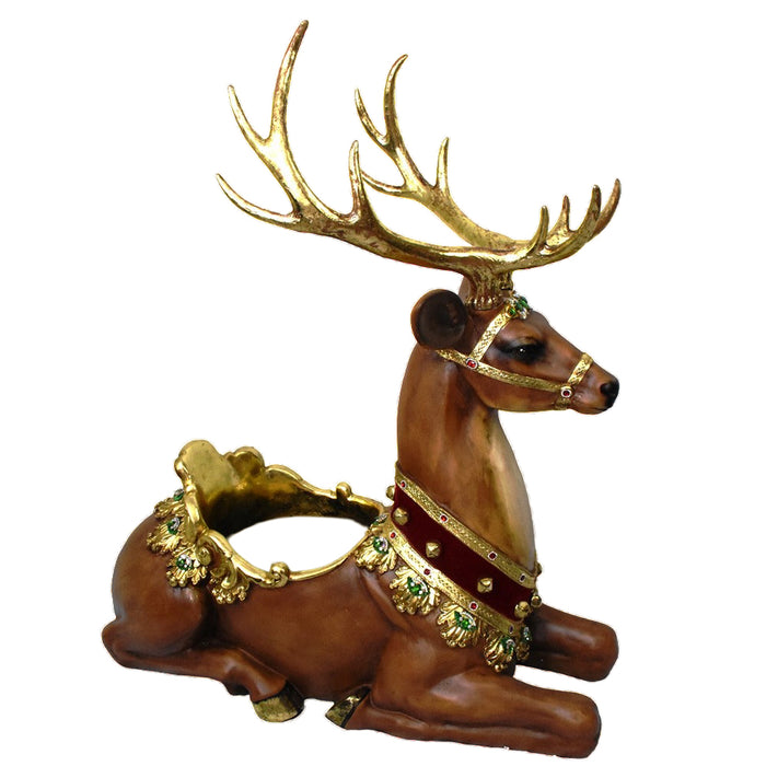 50" Sitting Reindeer