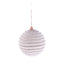 Braided Cotton Ball Ornament - Natural