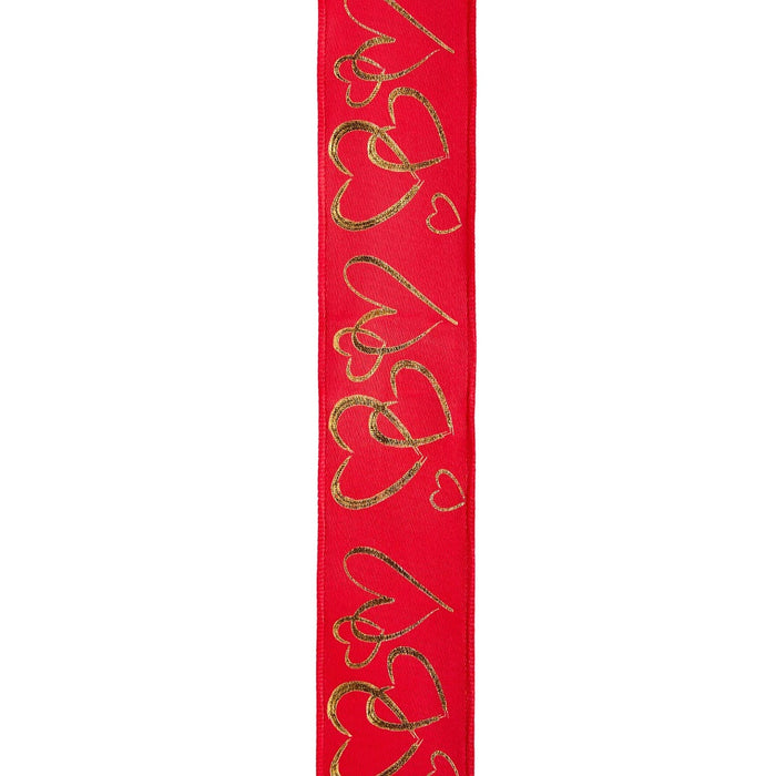 #9 Wired Love Lock Ribbon - Red