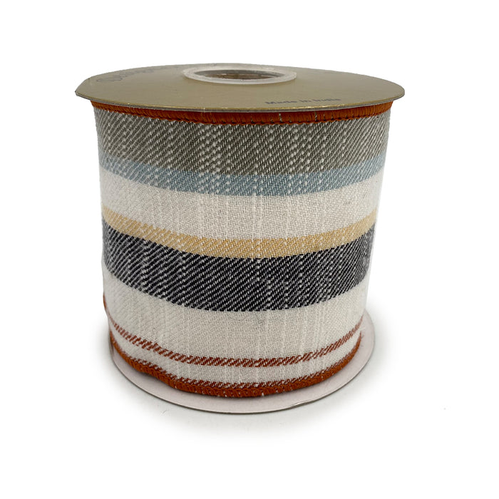 Cotton Stripe Ribbon - Multi
